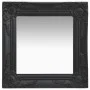 Black baroque style wall mirror 40x40 cm by vidaXL, Mirrors - Ref: Foro24-320307, Price: 36,78 €, Discount: %
