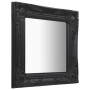 Black baroque style wall mirror 40x40 cm by vidaXL, Mirrors - Ref: Foro24-320307, Price: 37,52 €, Discount: %