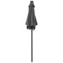 Anthracite aluminum parasol with LED lights 200x211 cm by , Umbrellas - Ref: Foro24-313559, Price: 96,96 €, Discount: %