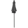 Anthracite aluminum parasol with LED lights 200x211 cm by , Umbrellas - Ref: Foro24-313559, Price: 81,22 €, Discount: %