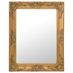 Goldener Wandspiegel im Barockstil 50x60 cm von vidaXL, Spiegel - Ref: Foro24-320317, Preis: 53,66 €, Rabatt: %