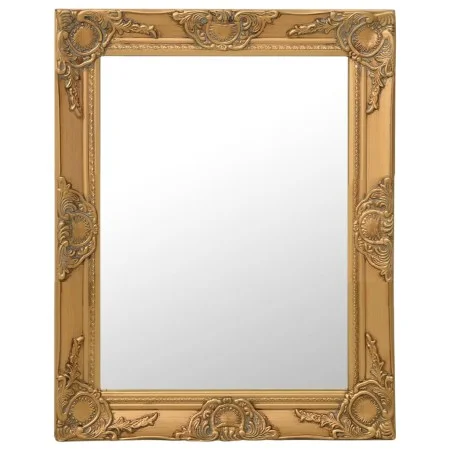 Golden baroque style wall mirror 50x60 cm by vidaXL, Mirrors - Ref: Foro24-320317, Price: 52,56 €, Discount: %