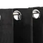 Cortina opaca con ojales look lino 2 pzas antracita 140x245 cm by vidaXL, Curtains and curtains - Ref: Foro24-321162, Price: ...