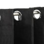 Verdunkelungsvorhang mit Ösen im Leinen-Look, 2 Stück, Anthrazit, 140x245 cm. von vidaXL, Vorhänge und Gardinen - Ref: Foro24...