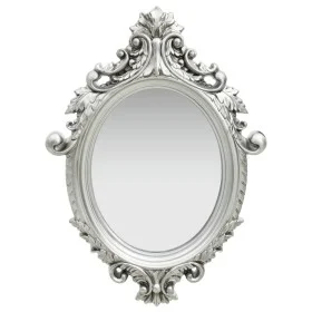 Espejo de pared estilo castillo plateado 56x76 cm de vidaXL, Espejos - Ref: Foro24-320358, Precio: 67,94 €, Descuento: %