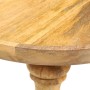 Round side table made of solid mango wood 43x43x66 cm by , Side tables - Ref: Foro24-286471, Price: 156,25 €, Discount: %