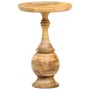 Round side table made of solid mango wood 43x43x66 cm by , Side tables - Ref: Foro24-286471, Price: 156,25 €, Discount: %