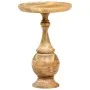 Round side table made of solid mango wood 43x43x66 cm by , Side tables - Ref: Foro24-286471, Price: 153,98 €, Discount: %