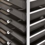 Portable storage cart with 10 black plastic drawers by vidaXL, Cargo forklifts - Ref: Foro24-320402, Price: 62,01 €, Discount: %