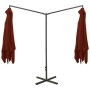 Sombrilla doble con poste de acero terracota 600x300 cm | Foro24.es | Tu tienda online para hogar, jardín y más Foro24.es