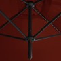 Sombrilla doble con poste de acero terracota 600x300 cm | Foro24.es | Tu tienda online para hogar, jardín y más Foro24.es