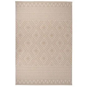 Flachgewebter Outdoor-Teppich mit braunen Streifen 160x230 cm von , Teppiche - Ref: Foro24-340867, Preis: 60,55 €, Rabatt: %