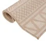Alfombra de exterior de tejido plano rayas marrones 160x230 cm de , Alfombras - Ref: Foro24-340867, Precio: 60,55 €, Descuent...