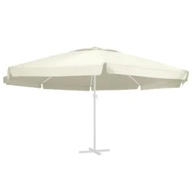 Replacement fabric for sand-colored umbrella 600 cm by , Fabrics for umbrellas and awnings - Ref: Foro24-312546, Price: 88,55...