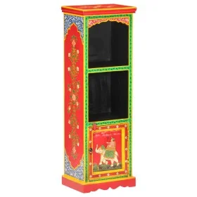 Hand-painted solid mango wood sideboard 40x30x120 cm by , Lockers and storage cabinets - Ref: Foro24-323537, Price: 253,86 €,...
