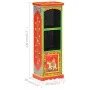 Hand-painted solid mango wood sideboard 40x30x120 cm by , Lockers and storage cabinets - Ref: Foro24-323537, Price: 253,86 €,...