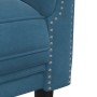 Blue velvet 3-piece sofa set by , Sofas - Ref: Foro24-3209217, Price: 812,21 €, Discount: %
