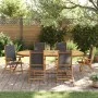 Juego comedor de jardín 7 pzas madera maciza acacia y textileno de , Conjuntos de jardín - Ref: Foro24-3279262, Precio: 798,5...