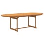 Garden dining set 7 pieces solid acacia wood and textilene by , Garden sets - Ref: Foro24-3279262, Price: 816,30 €, Discount: %