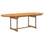 Juego comedor de jardín 7 pzas madera maciza acacia y textileno de , Conjuntos de jardín - Ref: Foro24-3279262, Precio: 798,5...