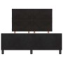 Estructura de cama con cabecera Negro 140 x 190 cm Terciopelo