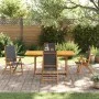Juego comedor de jardín 7 pzas madera maciza acacia y textileno de , Conjuntos de jardín - Ref: Foro24-3279269, Precio: 663,7...