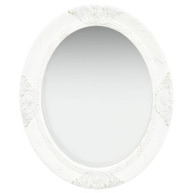 White baroque style wall mirror 50x60 cm by vidaXL, Mirrors - Ref: Foro24-320348, Price: 52,86 €, Discount: %