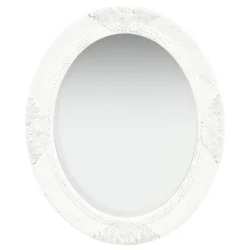 White baroque style wall mirror 50x60 cm by vidaXL, Mirrors - Ref: Foro24-320348, Price: 52,18 €, Discount: %