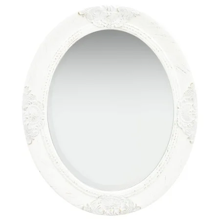 Espejo de pared estilo barroco blanco 50x60 cm de vidaXL, Espejos - Ref: Foro24-320348, Precio: 52,18 €, Descuento: %