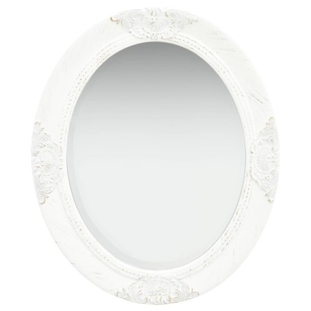 Weißer Wandspiegel im Barockstil 50x60 cm von vidaXL, Spiegel - Ref: Foro24-320348, Preis: 52,86 €, Rabatt: %