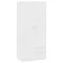 White engineered wood wardrobe 80x52x180 cm by , Wardrobes - Ref: Foro24-800639, Price: 217,51 €, Discount: %