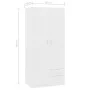Weißer Kleiderschrank aus Holzwerkstoff, 80 x 52 x 180 cm von , Kleiderschränke - Ref: Foro24-800639, Preis: 217,72 €, Rabatt: %