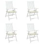 Cojín silla jardín respaldo bajo 4 uds tela Oxford crema de , Cojines para sillas y sofás - Ref: Foro24-47590, Precio: 30,25 ...