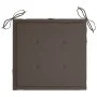 Garden chairs with cushions 4 pcs solid gray acacia wood by , Garden chairs - Ref: Foro24-3061238, Price: 279,90 €, Discount: %