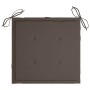 Sillas de jardín con cojines 4 uds madera maciza de acacia gris de , Sillas de jardín - Ref: Foro24-3061238, Precio: 281,68 €