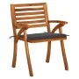 Garden chairs 8 pcs solid teak wood with cushions by , Garden chairs - Ref: Foro24-3075201, Price: 717,24 €, Discount: %