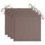 Sillas comedor de jardín y cojines 4 uds madera maciza acacia de , Sillas de jardín - Ref: Foro24-3078328, Precio: 311,37 €, ...