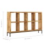 Aparador madera maciza de mango 160x25x95 cm de , Aparadores - Ref: Foro24-247967, Precio: 325,70 €, Descuento: %