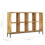 Aparador madera maciza de mango 160x25x95 cm de , Aparadores - Ref: Foro24-247967, Precio: 319,45 €, Descuento: %