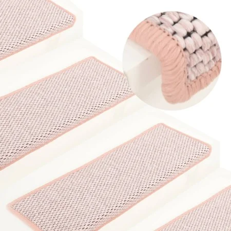 Self-adhesive sisal stair mat 15 pcs red 65x21x4 cm by , Stair mats - Ref: Foro24-326888, Price: 93,68 €, Discount: %