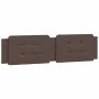 Bed frame with LED lights brown synthetic leather 200x200 cm by , Beds and slatted bases - Ref: Foro24-3214133, Price: 211,76...
