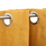 Blackout curtains with linen look eyelets 2 pcs yellow 140x175 cm by vidaXL, Curtains and curtains - Ref: Foro24-321192, Pric...