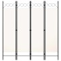 Trennwand mit 4 Paneelen weiß 160x180 cm von vidaXL, Raumteiler - Ref: Foro24-320706, Preis: 42,58 €, Rabatt: %
