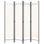 Divider screen with 4 panels white 160x180 cm by vidaXL, Room dividers - Ref: Foro24-320706, Price: 42,07 €, Discount: %