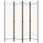 Trennwand mit 4 Paneelen weiß 160x180 cm von vidaXL, Raumteiler - Ref: Foro24-320706, Preis: 42,58 €, Rabatt: %