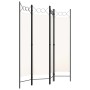 Trennwand mit 4 Paneelen weiß 160x180 cm von vidaXL, Raumteiler - Ref: Foro24-320706, Preis: 42,58 €, Rabatt: %