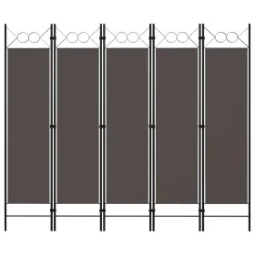 Five-panel anthracite gray room divider screen 200x180 cm by vidaXL, Room dividers - Ref: Foro24-320709, Price: 47,34 €, Disc...