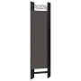 Biombo divisor de 5 paneles gris antracita 200x180 cm de vidaXL, Divisores de ambientes - Ref: Foro24-320709, Precio: 47,34 €...