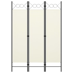 Biombo divisor de 3 paneles blanco 120x180 cm de vidaXL, Divisores de ambientes - Ref: Foro24-320699, Precio: 36,05 €, Descue...