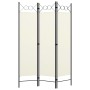 Biombo divisor de 3 paneles blanco 120x180 cm